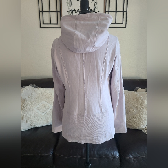 ATHLETA Women's Zip-Up Hoodie Sweater In Lavender Women's Size M - Picture 6 of 13